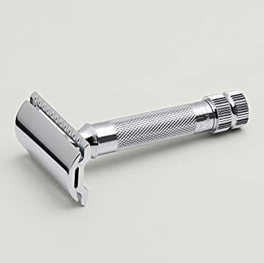 Merkur Mk34c Double Edge Razor with Heavy Duty Short Handle