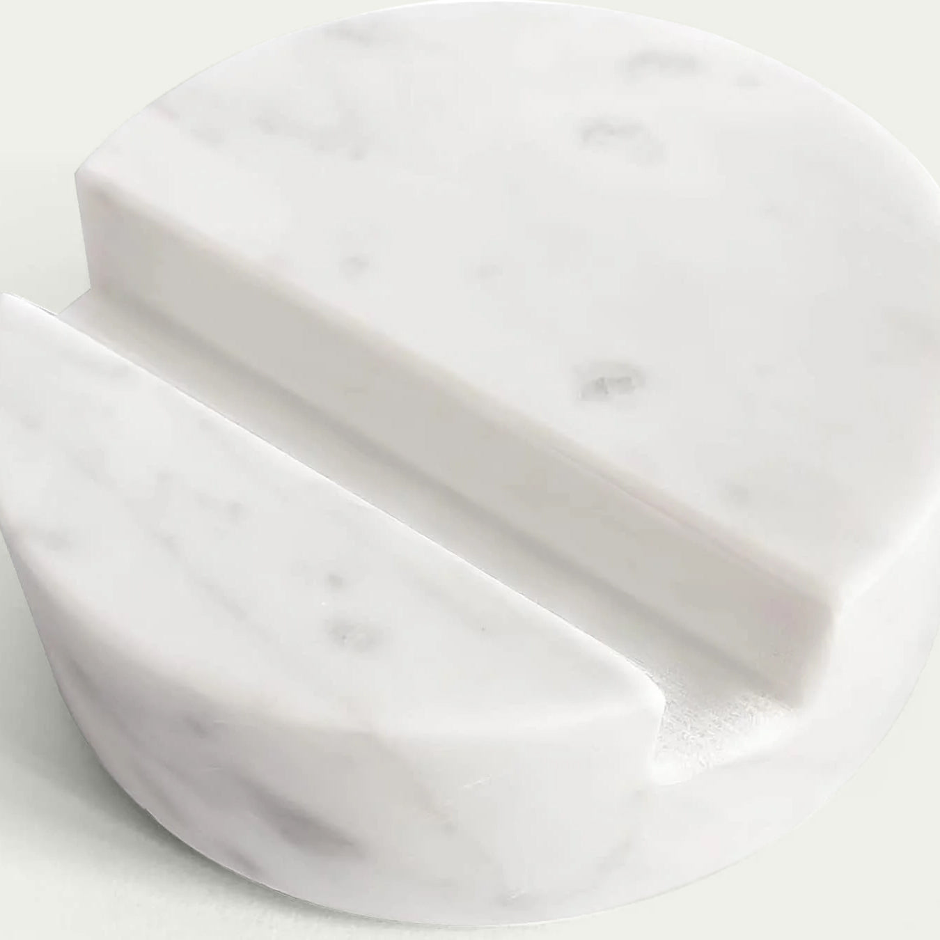 White Marble Phone Stand by Fashciaga
