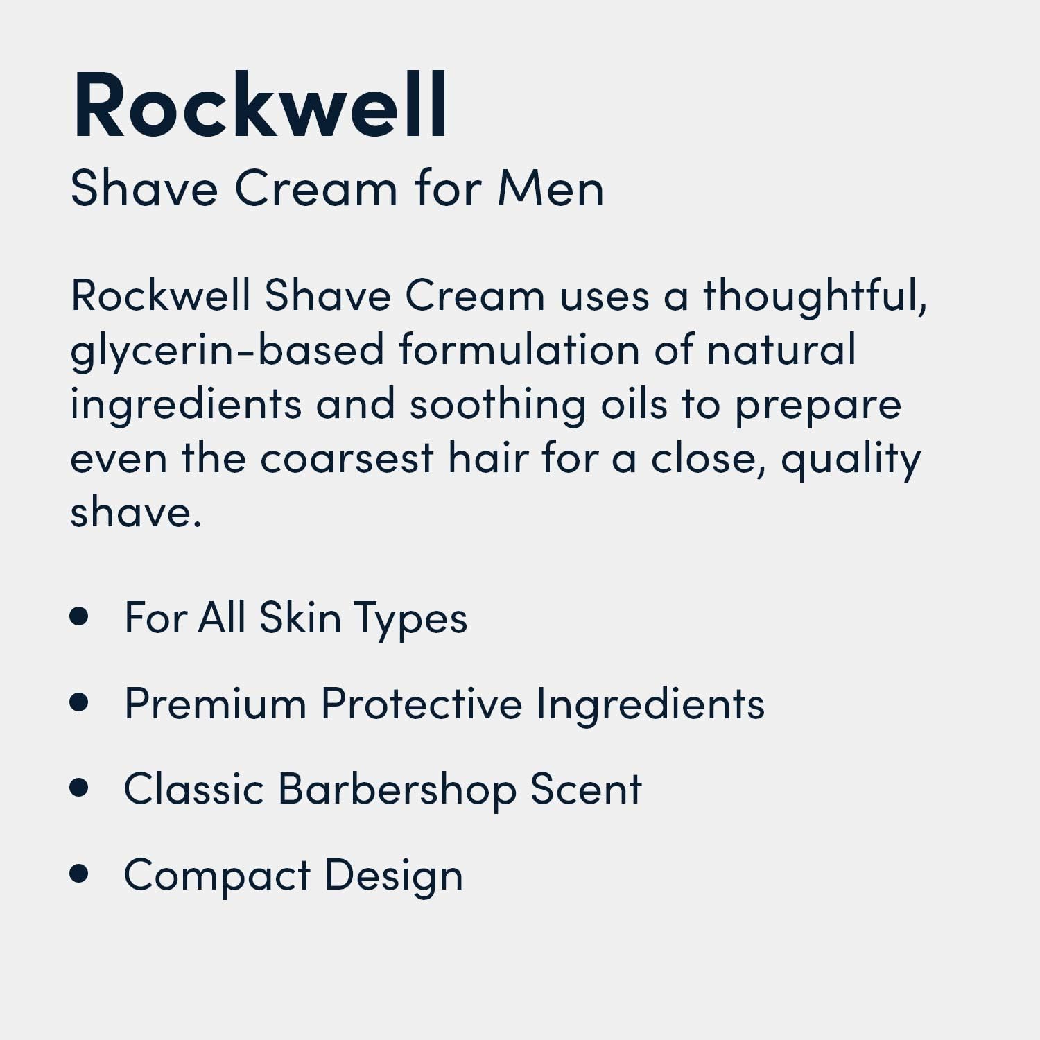 Rockwell Shave Cream - Barbershop Scent