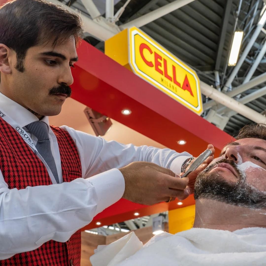 Cella Milano Classic Almond Shave Soap with Tallow, Made in Italy, A favorite of European Barbershops for 125 Years