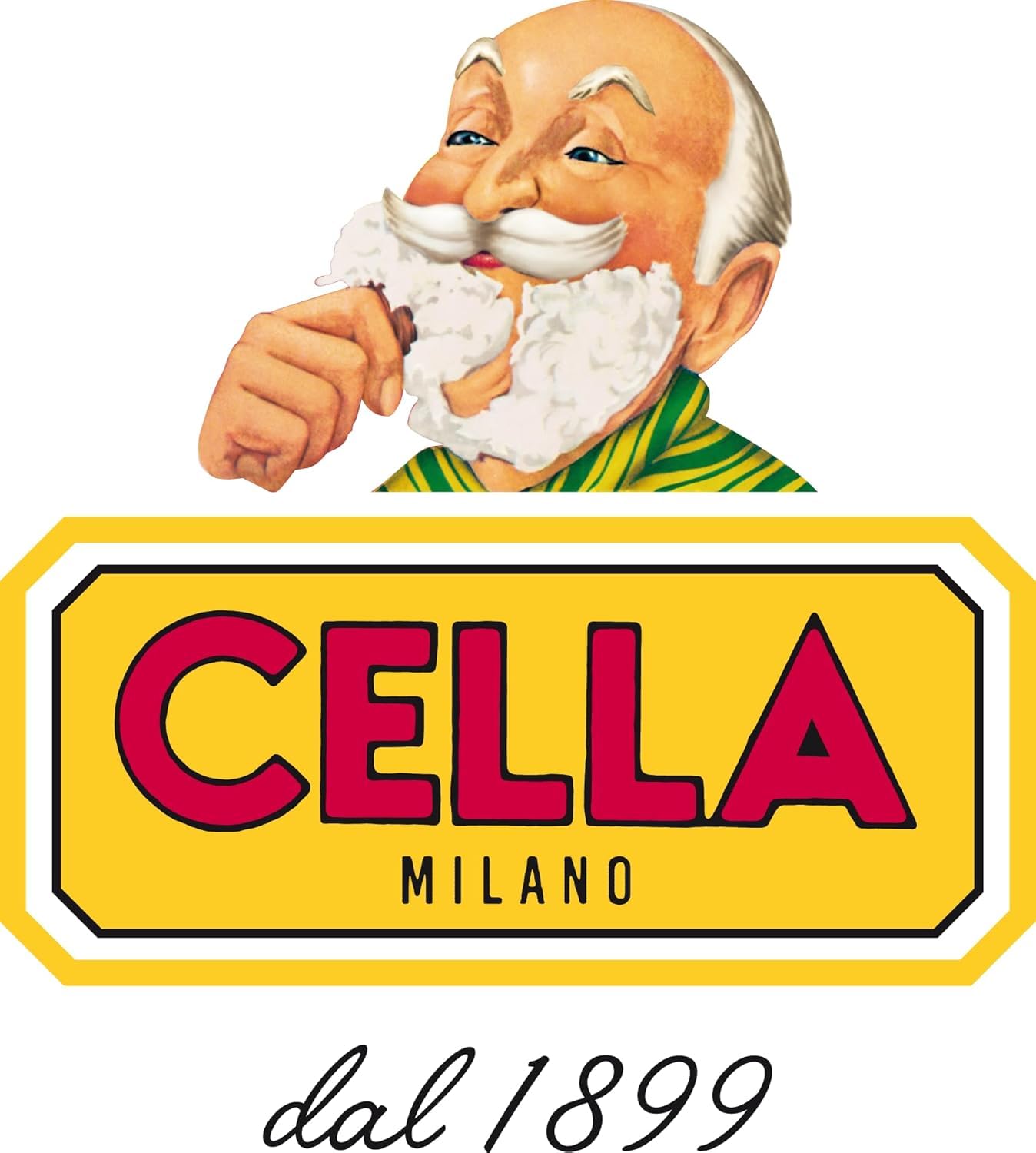 Cella Milano Classic Almond Shave Soap with Tallow, Made in Italy, A favorite of European Barbershops for 125 Years