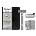 Rockwell Razors 6S Double-Edge Safety Razor in with 6 Adjustable Shave Settings and 5 Fully Recyclable Blades. Reusable Safety Razors for Men