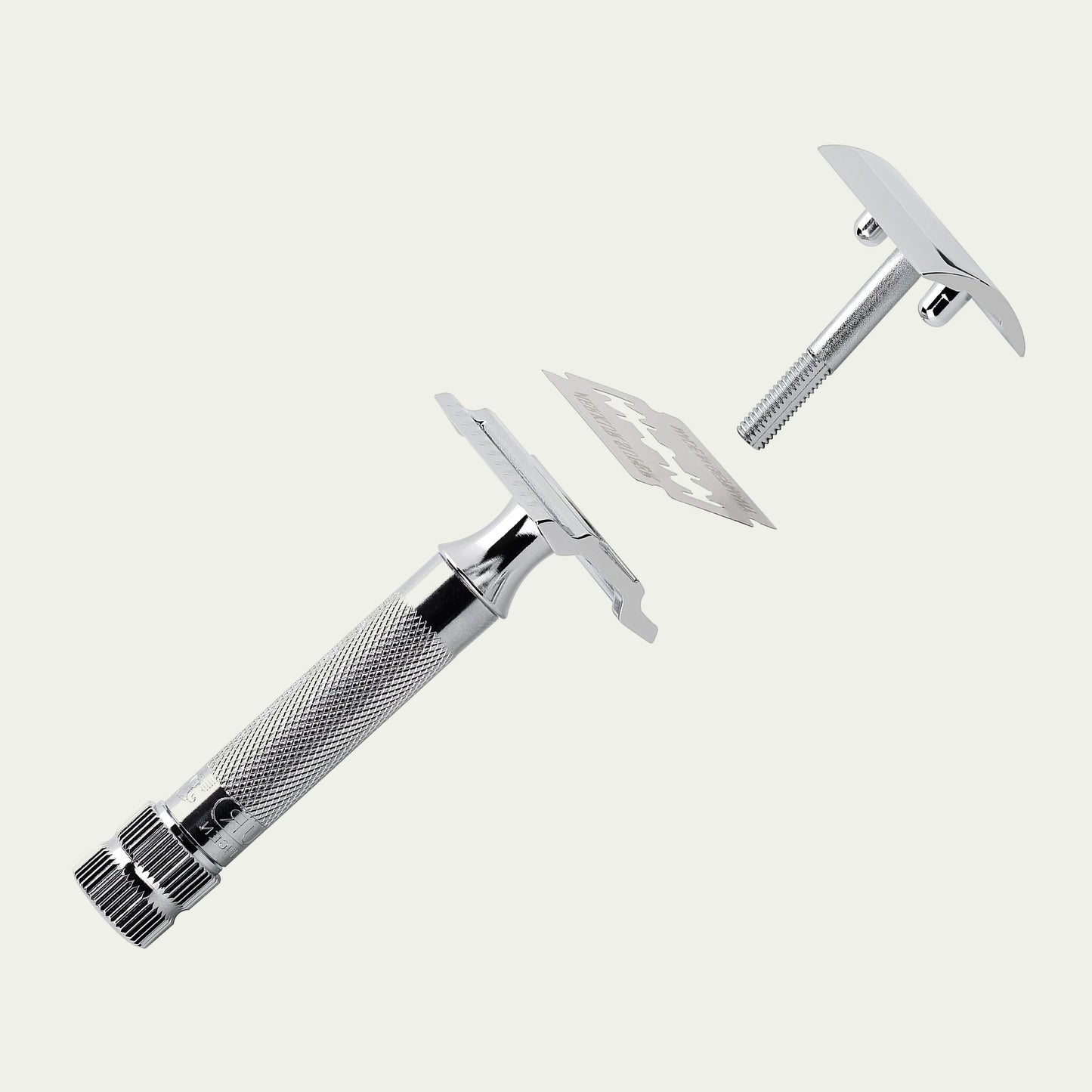 Merkur Mk34c Double Edge Razor with Heavy Duty Short Handle