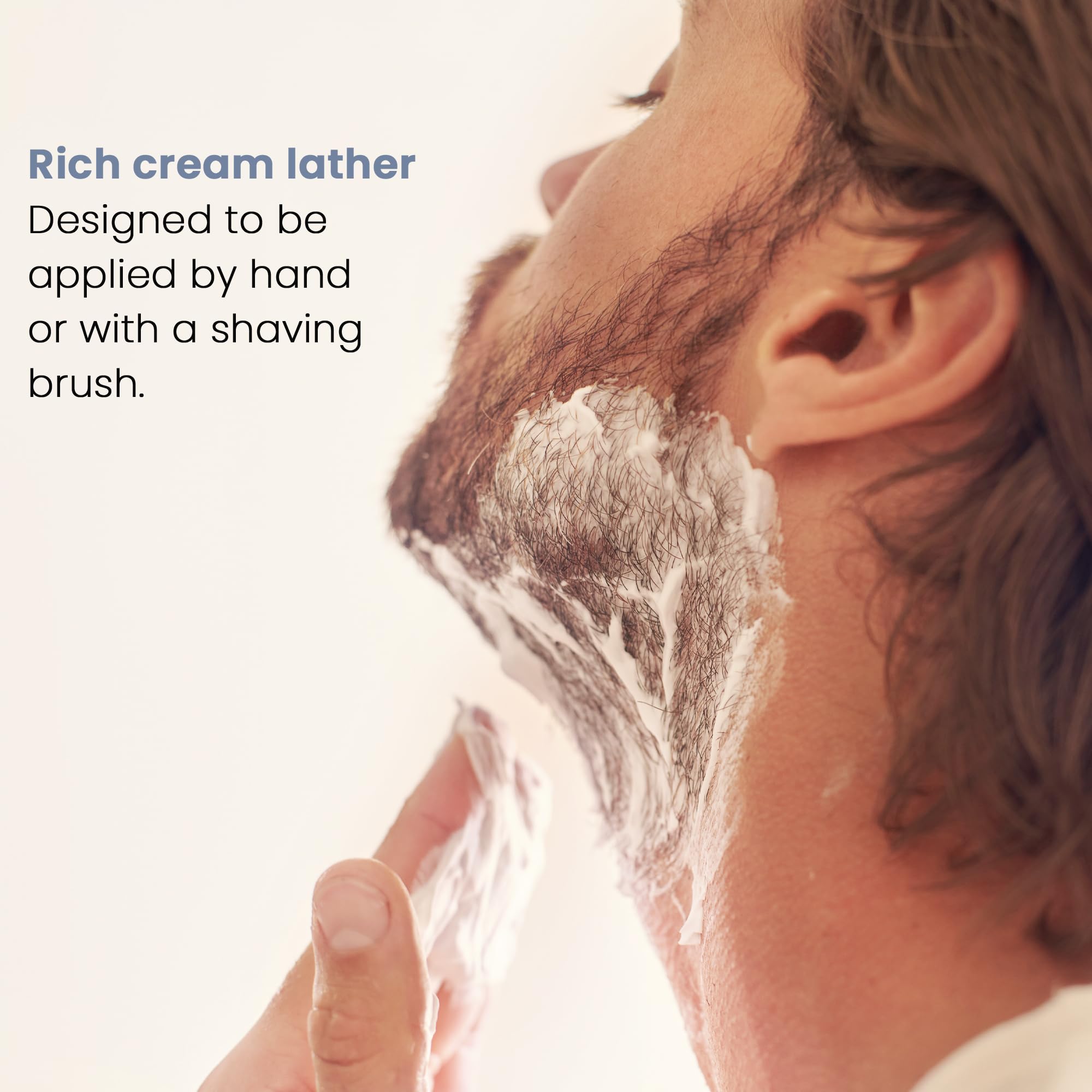 Henson Shaving Shave Cream For Men - Formulated Safe For Sensitive Skin - Rich, Nourishing Lather That Protects Against Irritation, Cuts, Razor Burns - 3.4 fl oz