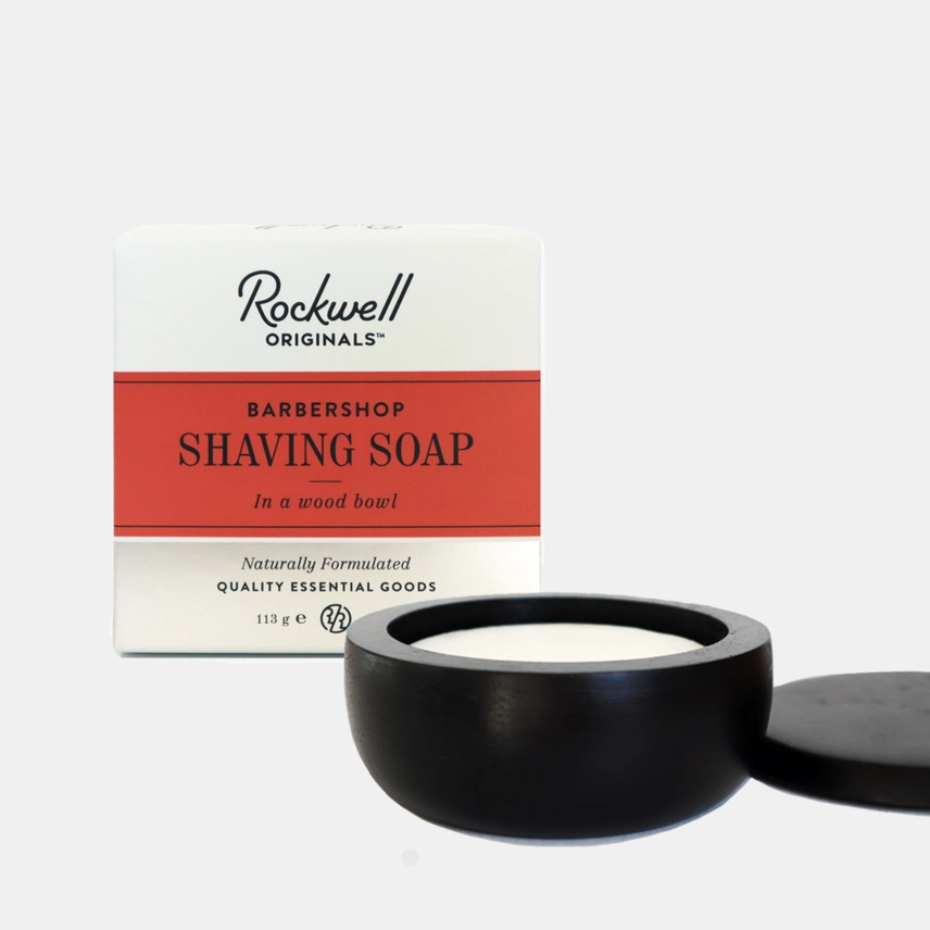 Rockwell Shave Soap - In a Wood Bowl